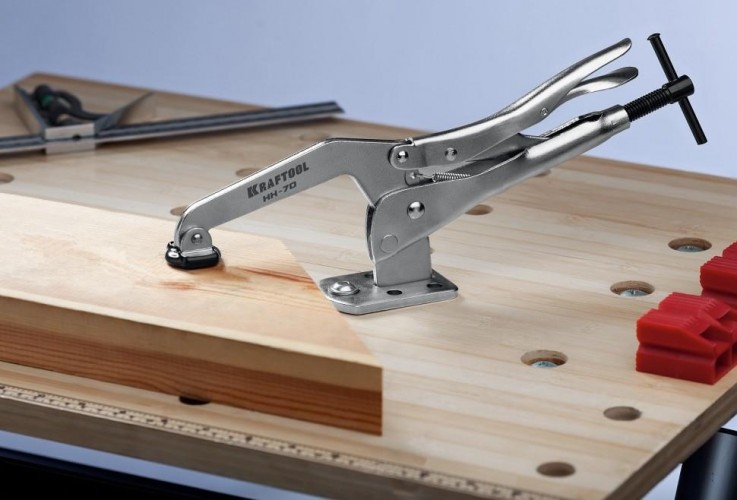 Струбцина быстрозажимная KRAFTOOL HH-70 90/70 мм 32220 - изображение 3