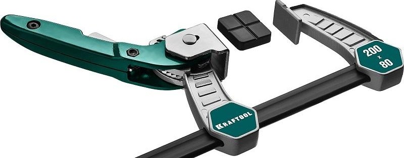 Струбцина быстрозажимная KRAFTOOL KL-200/80 мм 32019-080-200 - изображение 4