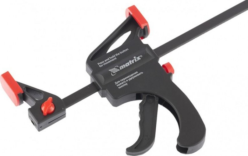 Струбцина быстрозажимная MATRIX 150х265х45 мм универсальная, пластиковая 20561 - изображение 2