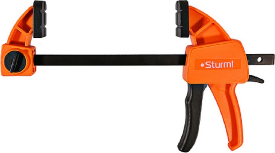 Струбцина быстрозажимная Sturm 1078-08-15 сжим-разжим, 150мм, 70-100кгс - изображение 2