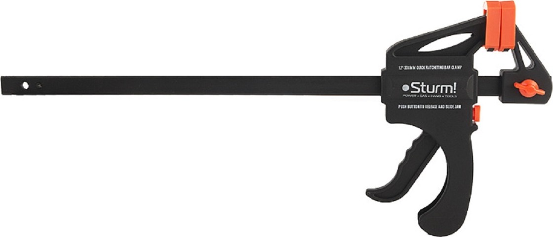 Струбцина быстрозажимная Sturm 1078-04-30 зев 30см
