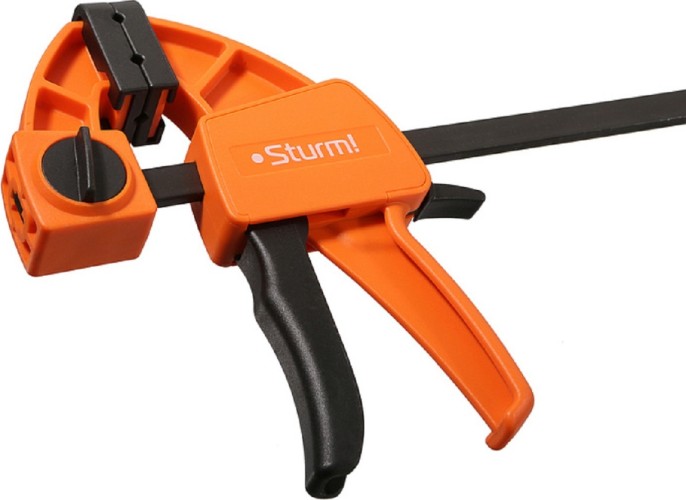Струбцина быстрозажимная Sturm 1078-08-60 сжим-разжим, 600мм, 70-100кгс - изображение 2