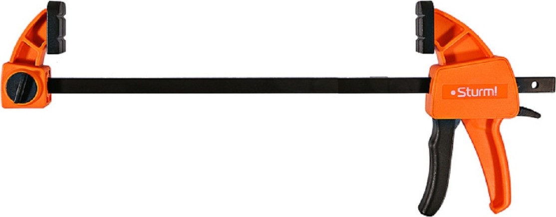 Струбцина быстрозажимная Sturm 1078-08-30 сжим-разжим, 300мм, 70-100кгс - изображение 2