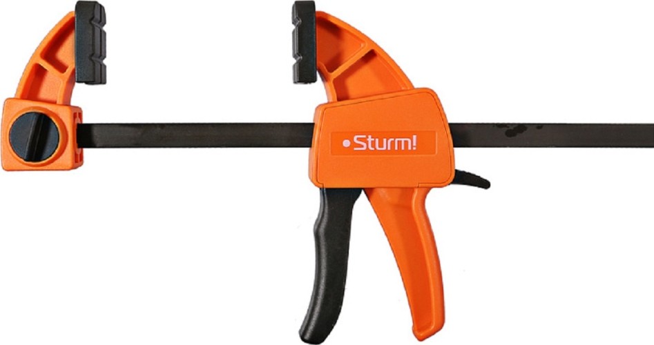 Струбцина быстрозажимная Sturm 1078-08-45 сжим-разжим, 450мм, 70-100кгс - изображение 3