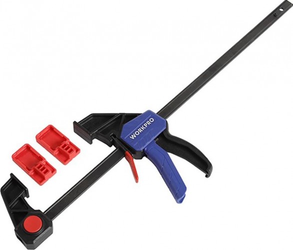 Струбцина быстрозажимная WORKPRO WP232040 поворотная 79х300мм - изображение 2