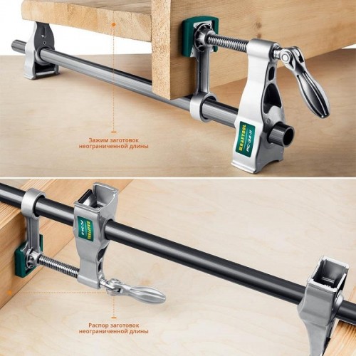 Струбцина для труб KRAFTOOL PC-34-11 3/4" 32301-2 - изображение 2