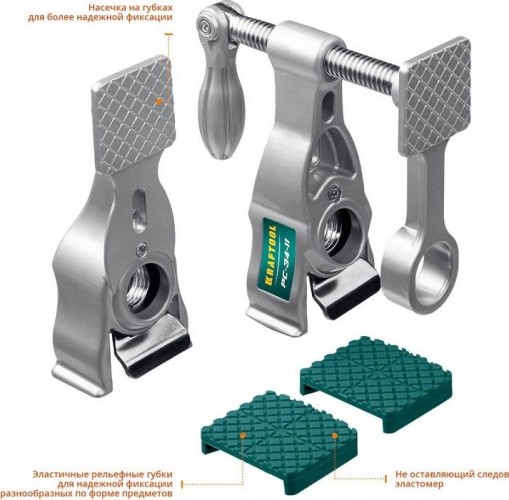 Струбцина для труб KRAFTOOL PC-34-11 3/4" 32301-2 - изображение 4