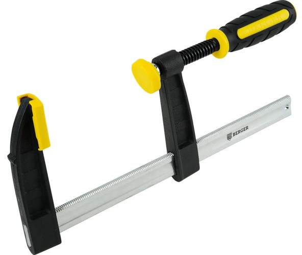 Струбцина F-образная BERGER BG1936 80*300мм, зажим до 270кг