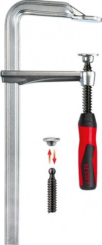 Струбцина F-образная BESSEY GZ-2K 1250 х 120 мм BE-GZ125-2K BE-GZ125-2K