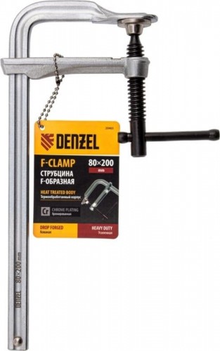 Струбцина F-образная DENZEL  80x200мм, кованая 20465 - изображение 3
