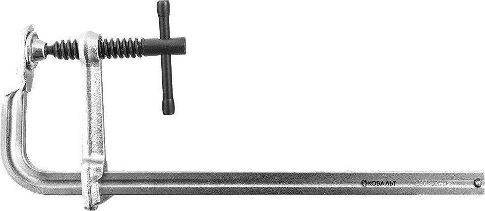 Струбцина F-образная Кобальт 250 х 80 мм 244-650 244-650