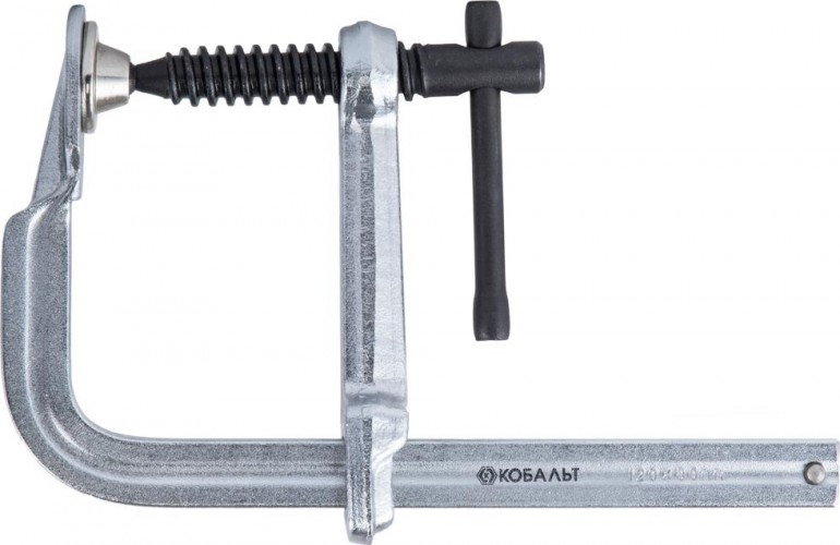 Струбцина F-образная Кобальт 120 х 80 мм 244-636 244-636