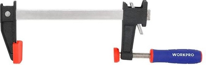 Струбцина F-образная WORKPRO WP232032 450мм быстросъемная для высоких нагрузок - изображение 3