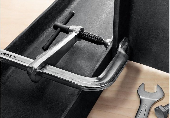 Струбцина F-образная ЗУБР ПРОФЕССИОНАЛ кс-300/120 тип f 300/120 мм, 32157-120-300 - изображение 4