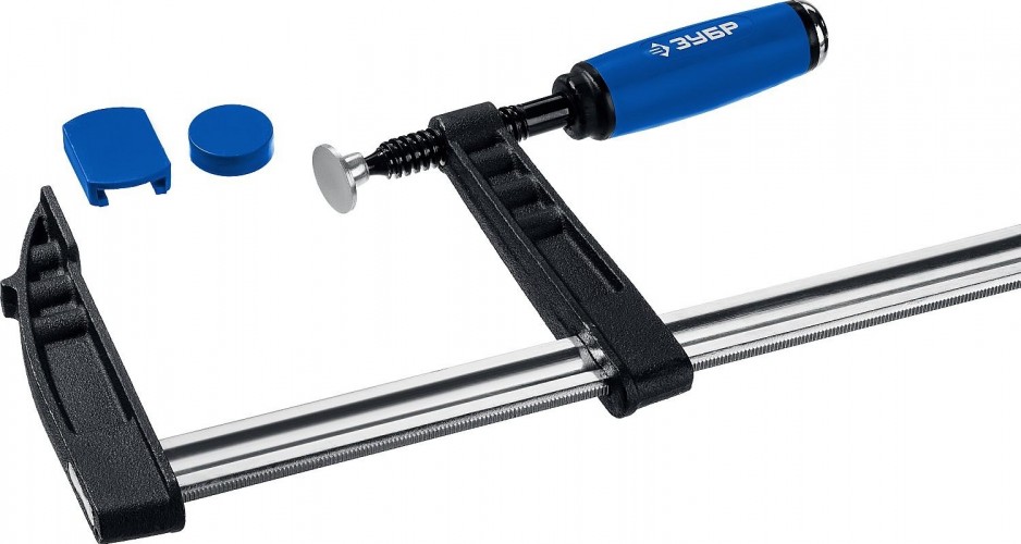 Струбцина F-образная ЗУБР ПС-100/12 тип F 1000/120 мм, 32155-120-1000_z01 - изображение 3