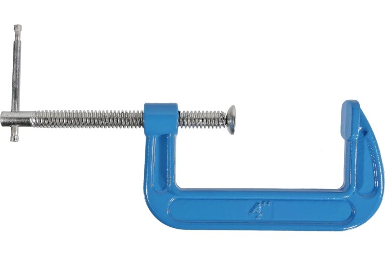 Струбцина G-образная СОЮЗ 1078-01-100С 100 мм, чугун, оцинкованный винт - изображение 2