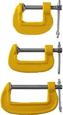Струбцина G-образная STAYER SG-3 набор тип g 25-50-75 мм, 3212-H3_z03