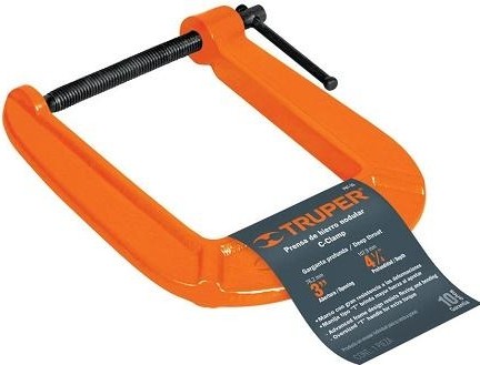 Струбцина G-образная TRUPER PNT-3G удлиненная 76 мм 17692