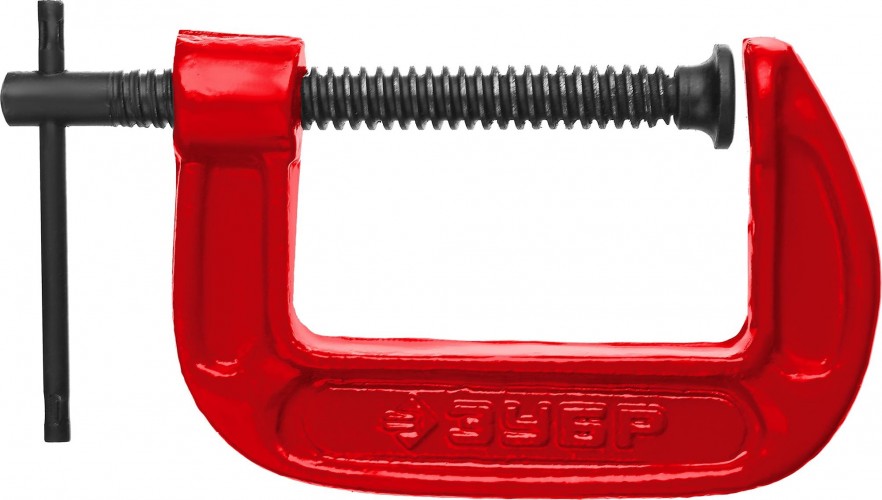 Струбцина G-образная ЗУБР МСС-80 тип G 75 мм, 32244-075