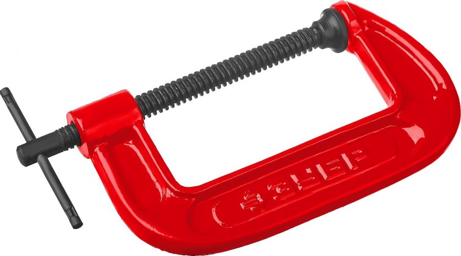 Струбцина G-образная ЗУБР МСС-100 тип G 100 мм, 32244-100 - изображение 2