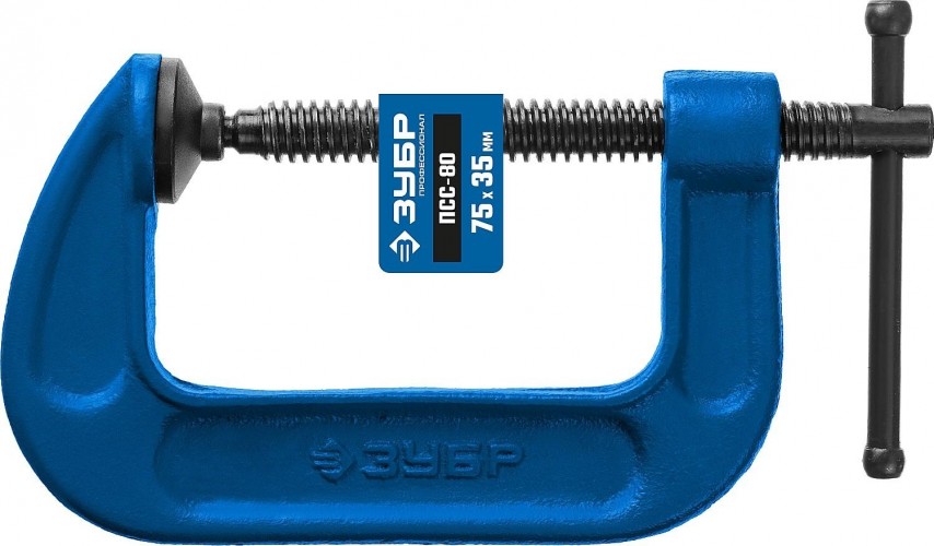 Струбцина G-образная ЗУБР "PROFI" 75 мм 32245-075 32245-075_z02 - изображение 3