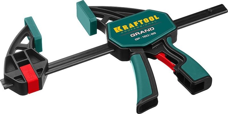 Струбцина пистолетная KRAFTOOL "EcoKraft" GP-150/85,  ручная пластиковый корпус, 150/85 мм 32226-15_z01