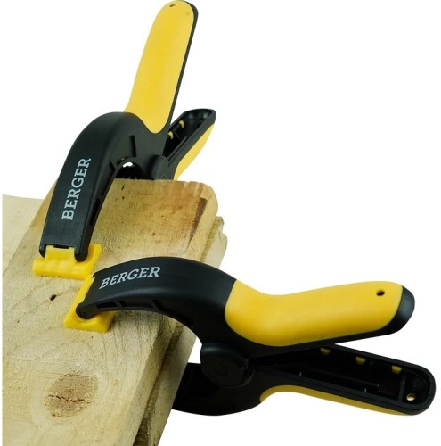 Струбцина прижимная BERGER BG1928 клещеобразная 160 мм, зажим до 15кг - изображение 2