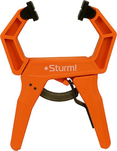 Струбцина прижимная Sturm 1078-09-050 с храповым механизмом, длина 200мм, зев 50мм - изображение 2