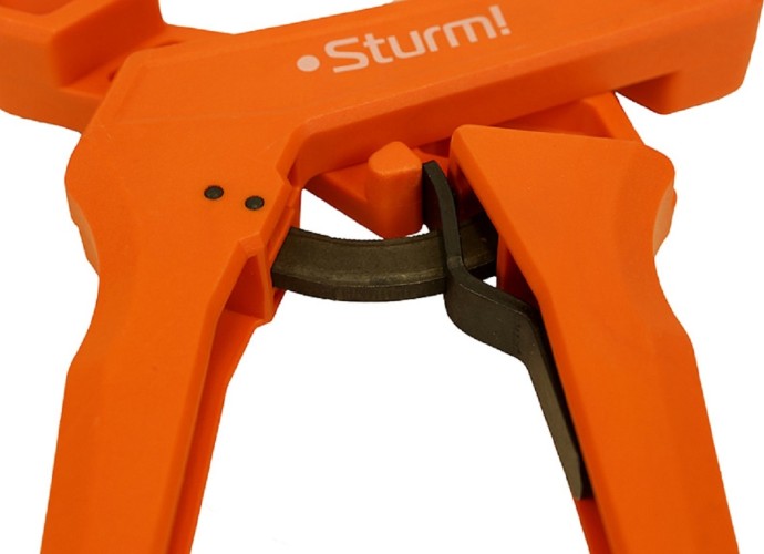 Струбцина прижимная Sturm 1078-09-100 с храповым механизмом, длина 255мм, зев 100мм - изображение 5