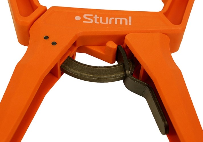 Струбцина прижимная Sturm 1078-09-050 с храповым механизмом, длина 200мм, зев 50мм - изображение 5