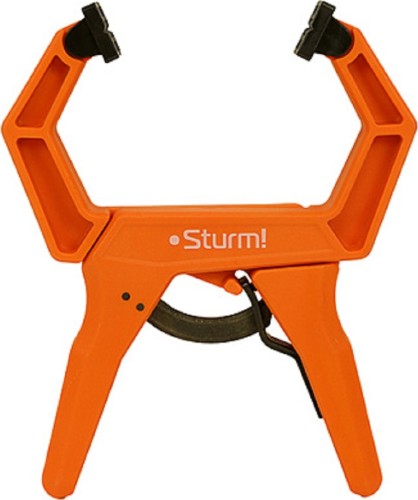 Струбцина прижимная Sturm 1078-09-075 с храповым механизмом, длина 226мм, зев 75мм - изображение 2