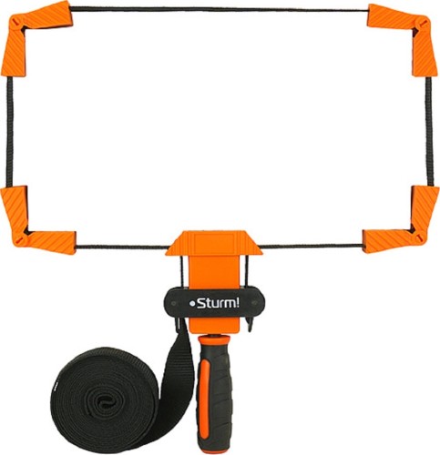 Струбцина ременная Sturm 1078-12-4000 4м, ударопрочный пластик, нейлоновая лента, - изображение 5