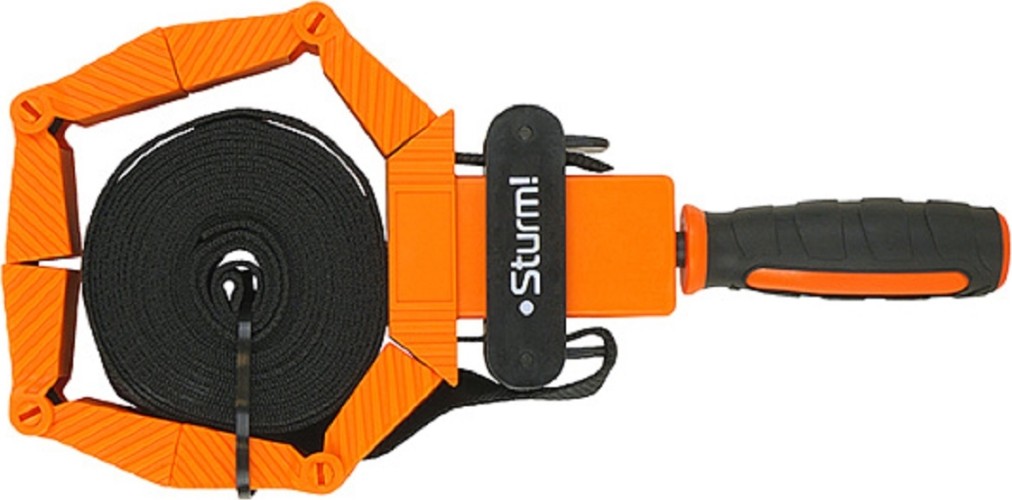 Струбцина ременная Sturm 1078-12-4000 4м, ударопрочный пластик, нейлоновая лента,