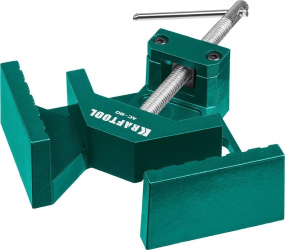 Струбцина угловая KRAFTOOL AC-80 мощная алюминиевая 32202 - изображение 2