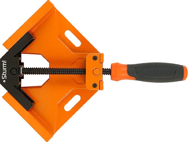 Струбцина угловая Sturm 1078-10-70 2x70мм, глубина зажима 70мм, угол зажима 90°