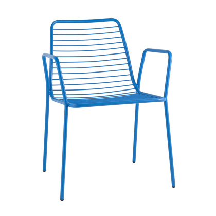 Стул «Данбо с подлокотниками» с жестким сиденьем (окрашенный каркас)