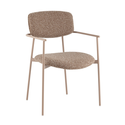 Стул «Днестр с подлокотниками, букле» с мягким сиденьем (окрашенный каркас) - изображение 2