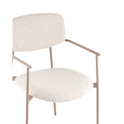 Стул «Днестр с подлокотниками, букле» с мягким сиденьем (окрашенный каркас) - изображение 3