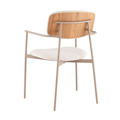 Стул «Днестр с подлокотниками, букле» с мягким сиденьем (окрашенный каркас) - изображение 4