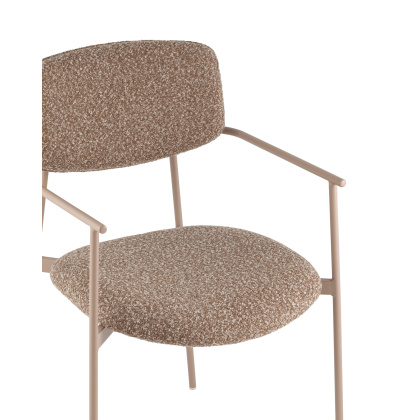 Стул «Днестр с подлокотниками, букле» с мягким сиденьем (окрашенный каркас) - изображение 5