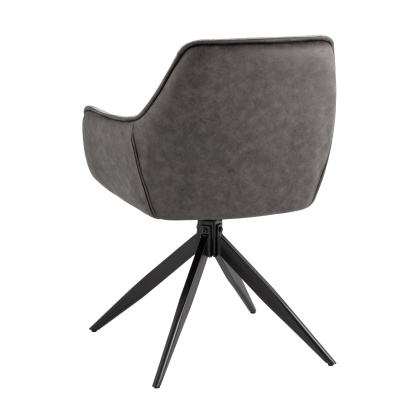 Стул-кресло «Анзак вращающийся» с мягким сиденьем (окрашенный металлокаркас) - изображение 4