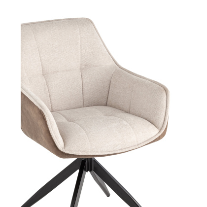 Стул-кресло «Анзак вращающийся» с мягким сиденьем (окрашенный металлокаркас) - изображение 5