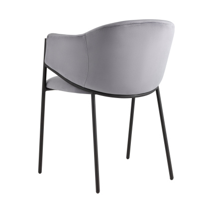 Стул-кресло «Брюнуст, велюр» с мягким сиденьем (окрашенный каркас) - изображение 5