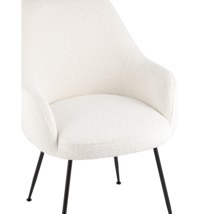 Стул-кресло «Фатиаш, букле» с мягким сиденьем (окрашенный металлокаркас) - изображение 2