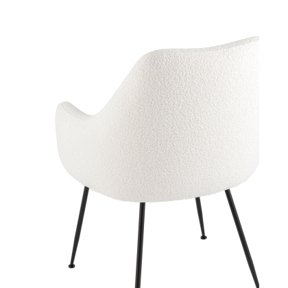 Стул-кресло «Фатиаш, букле» с мягким сиденьем (окрашенный металлокаркас) - изображение 4