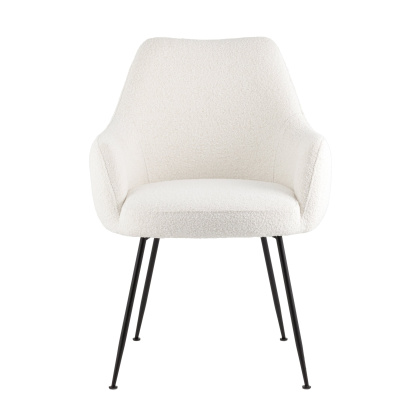 Стул-кресло «Фатиаш, букле» с мягким сиденьем (окрашенный металлокаркас) - изображение 5