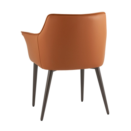 Стул-кресло «Флан» с мягким сиденьем (окрашенный металлокаркас) - изображение 3