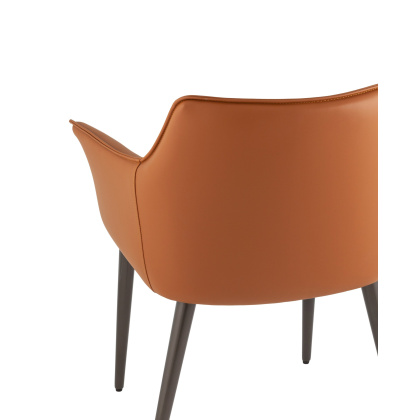 Стул-кресло «Флан» с мягким сиденьем (окрашенный металлокаркас) - изображение 4