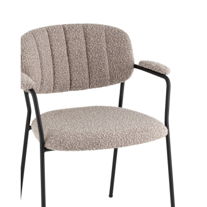 Стул-кресло «Кэнтин, букле» с мягким сиденьем (окрашенный каркас) - изображение 3