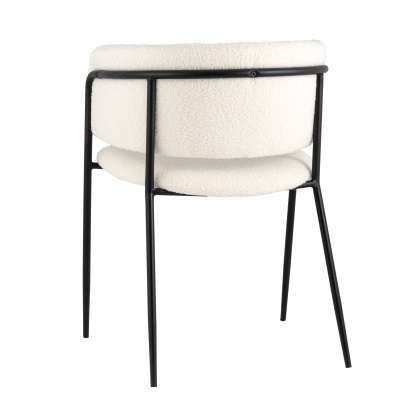 Стул-кресло «Настурция, букле» с мягким сиденьем (окрашенный каркас) - изображение 3